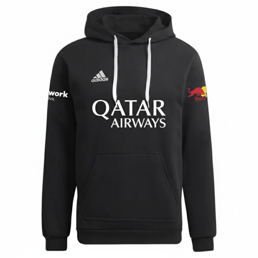 Adidas Padel Hoodie 2025 Personalisierbar – Schwarz