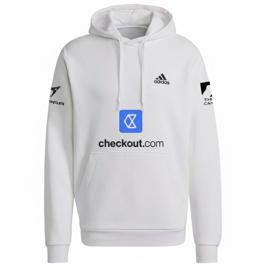 Adidas Padel Hoodie 2025 Personalisierbar – Weiß