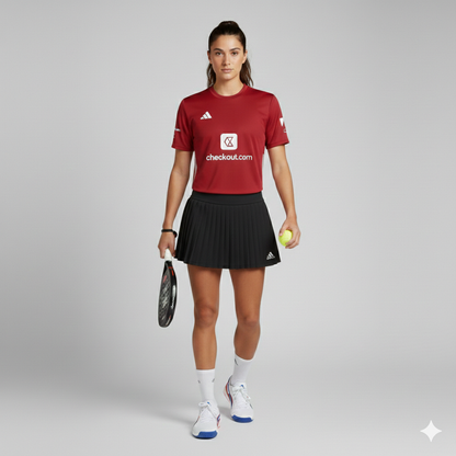 Adidas Padel T-Shirt 2025 Personalisierbar – Rot