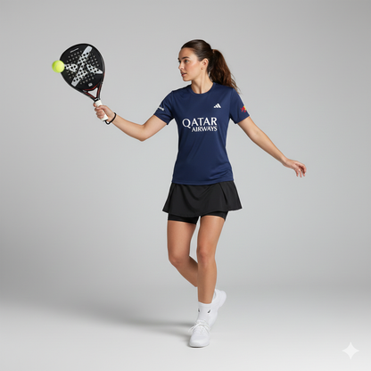 Adidas Padel T-Shirt 2025 Personalisierbar – Blau