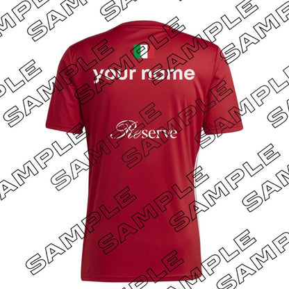 Adidas Padel T-Shirt 2025 Personalisierbar – Rot