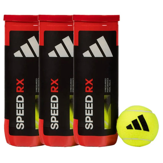 PadelFuego –DREIERPACK MIT 3 ADIDAS SPEED RX 3-BALL-KANISTERN