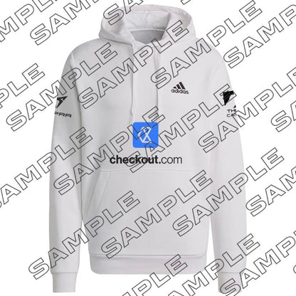 Adidas Padel Hoodie 2025 Personalisierbar – Weiß
