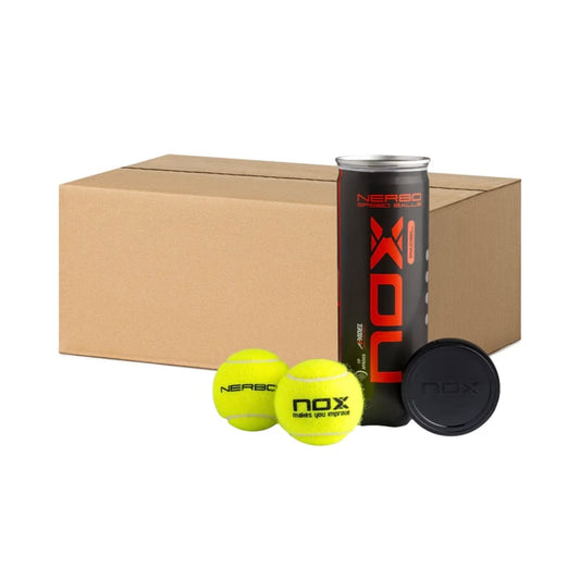 PadelFuego –KISTE MIT 24 DOSEN MIT 3 BÄLLEN NOX NERBO CABONER3UN