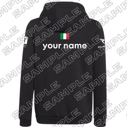 Adidas Padel Hoodie 2025 Personalisierbar – Schwarz