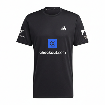 Adidas Padel T-Shirt 2025 Personalisierbar – Schwarz