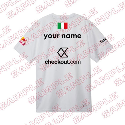 Adidas Padel T-Shirt 2025 Personalisierbar – Weiß