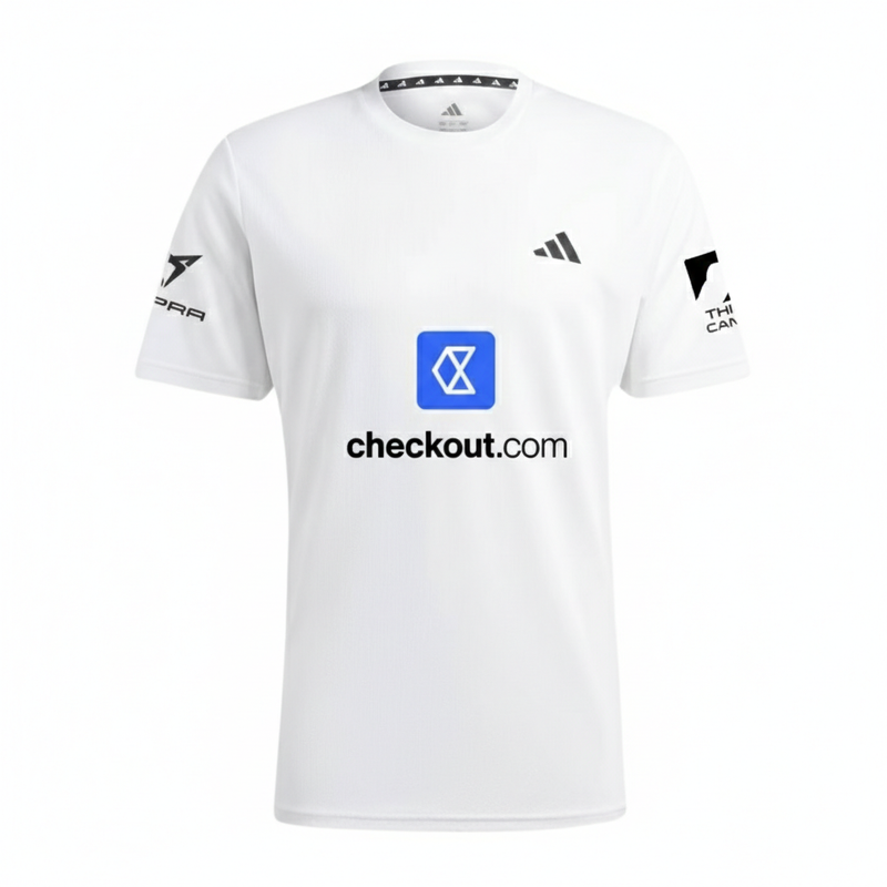 <h1>Adidas Padel T-Shirt 2025 Personalisierbar – Weiß</h1>