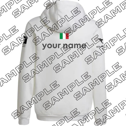 Adidas Padel Hoodie 2025 Personalisierbar – Weiß