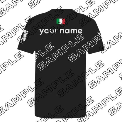 Adidas Padel T-Shirt 2025 Personalisierbar – Schwarz