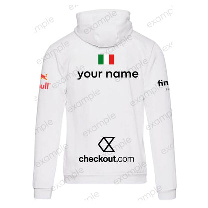 Adidas Padel Hoodie 2025 Personalisierbar – Weiß